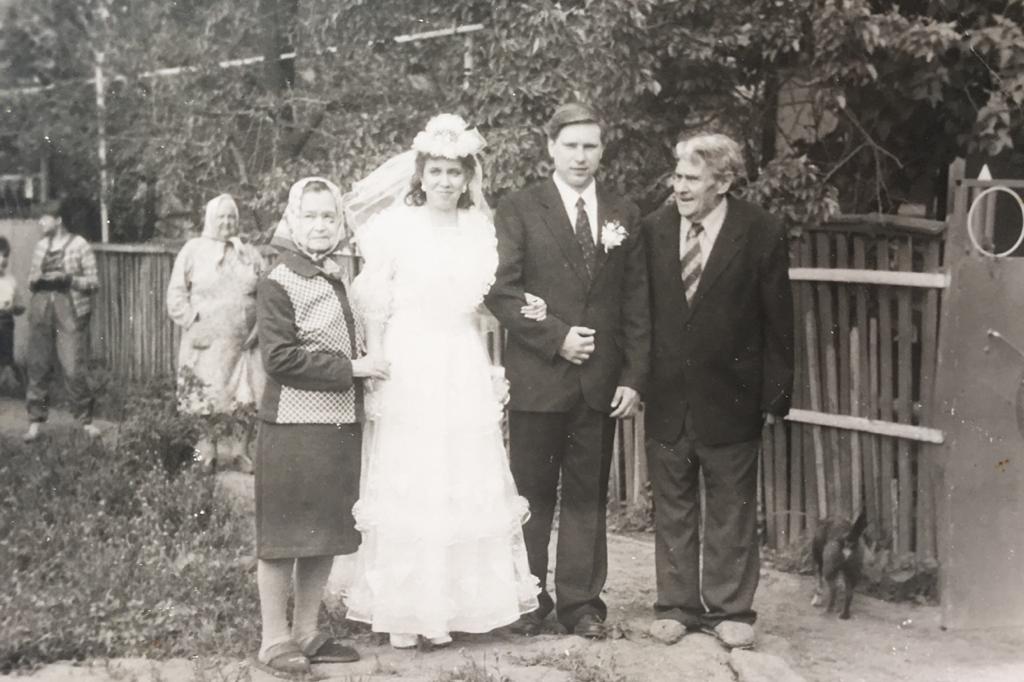 Анна Короченская Свадьба с. Самарское, Ростовская область 14 мая 1994  